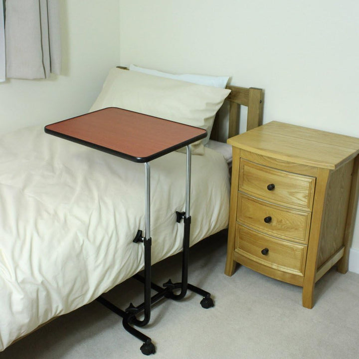 Bett- und Stuhltisch mit Rollen Mit Rädern, Mit Rädern