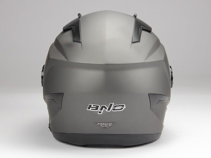 BNO Jethelm mit Langvisier Jet300 Motorradhelm Roller Helm Schutzhelm Matt Anthrazit (S-XXL) (S)