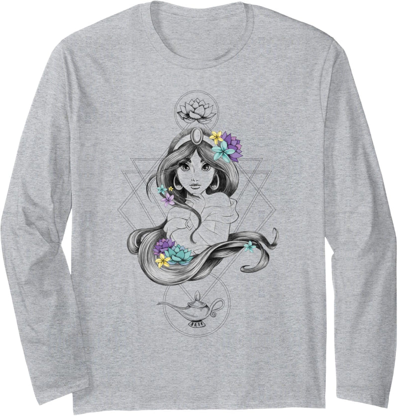 Disney Aladdin Boho Inspired Jasmine Langarmshirt