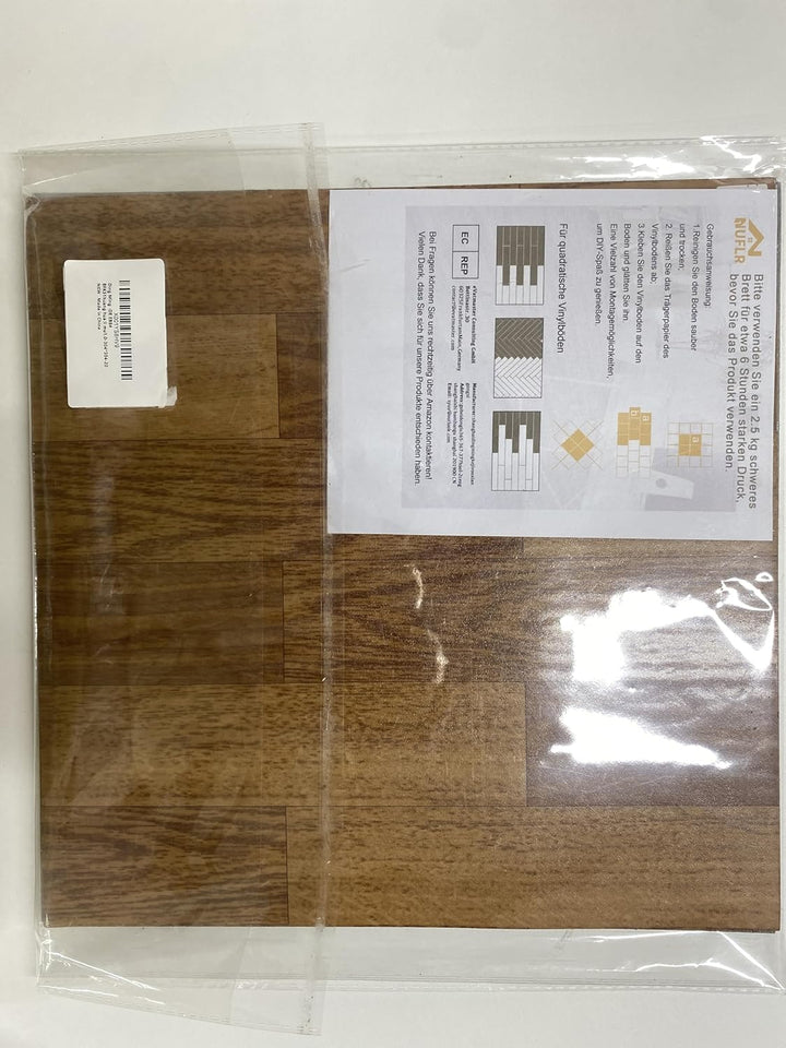 NUFLR Bodenfliesen Selbstklebend, PVC Bodenbelag, Vinylboden Selbstklebend mit Holzeffekt, Vinyl Fli