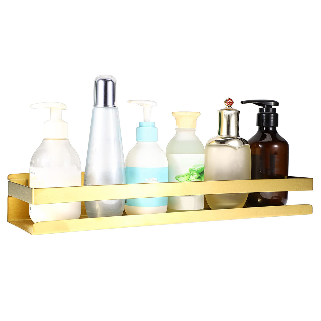IGNPION Eckregal für Badezimmer, Edelstahl, Wandmontage, Organizer, Caddy für Küche, Hotel, Aufbewah