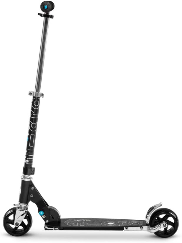 Micro Rocket Scooter Jungen/Mädchen ab 8 Jahren Schwarz, Schwarz