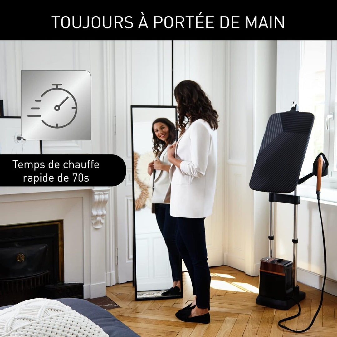 Calor Ixeo Power All-in-One Dampfbügellösung, 2170 W, Smartboard 3 Pos., 5,8 bar Druck, französisch