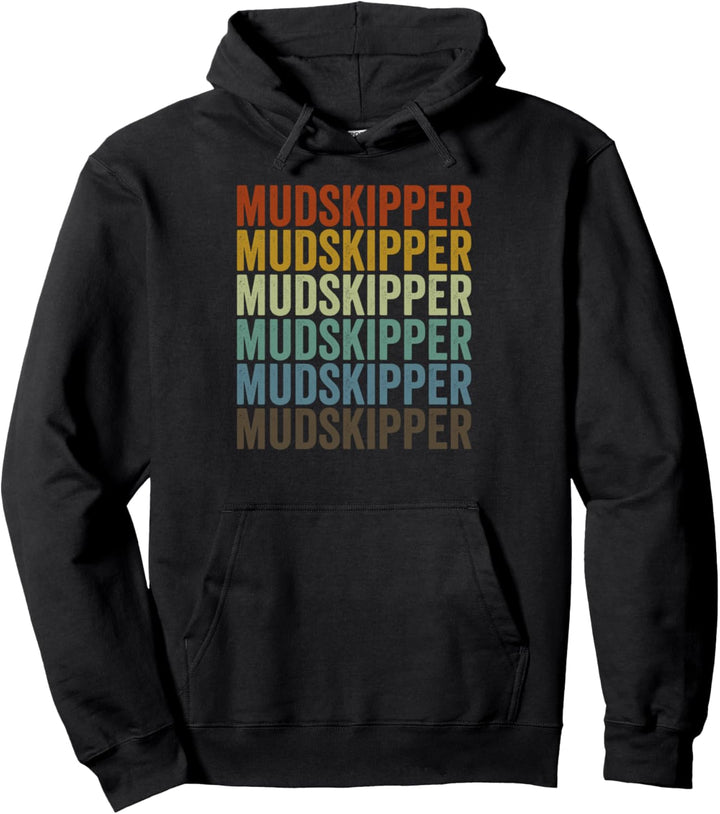 Schlammspringer Fish Retro Pullover Hoodie