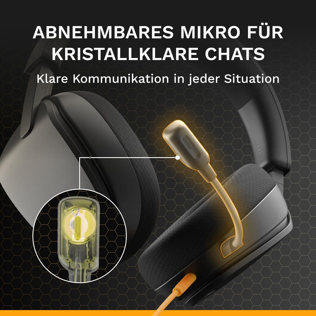 GLORIOUS GHS Eternal – Stereo-Gaming-Headset für PC, PS5, PS4, Xbox, Switch – speziell abgestimmten