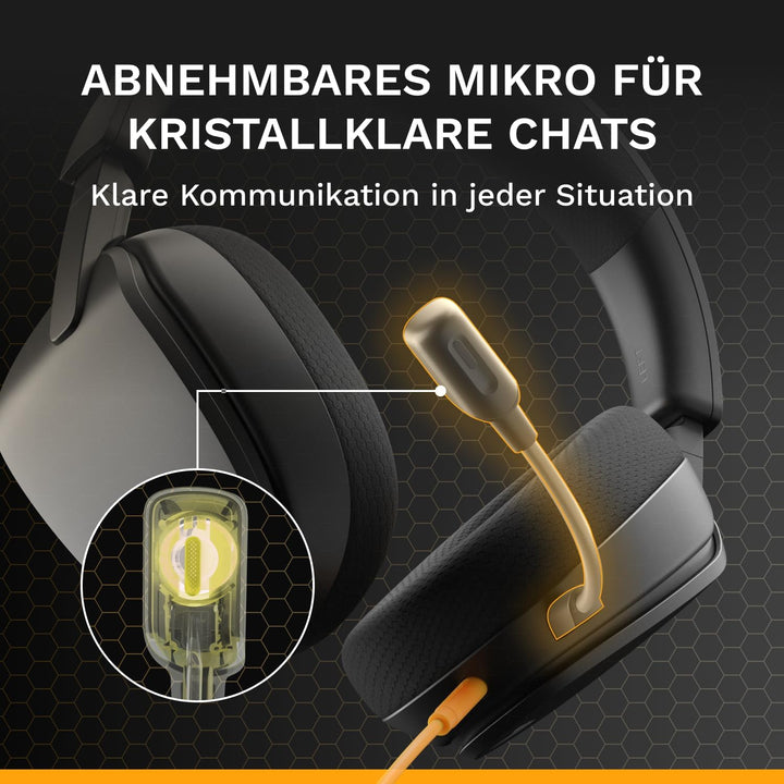 GLORIOUS GHS Eternal – Stereo-Gaming-Headset für PC, PS5, PS4, Xbox, Switch – speziell abgestimmten