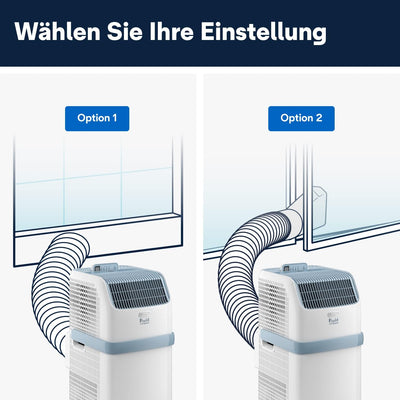 De'Longhi Pinguino Compact ES72 YOUNG, Mobiles Klimagerät, 8.300 BTU/h, für Räume bis zu 60m3, Entfe