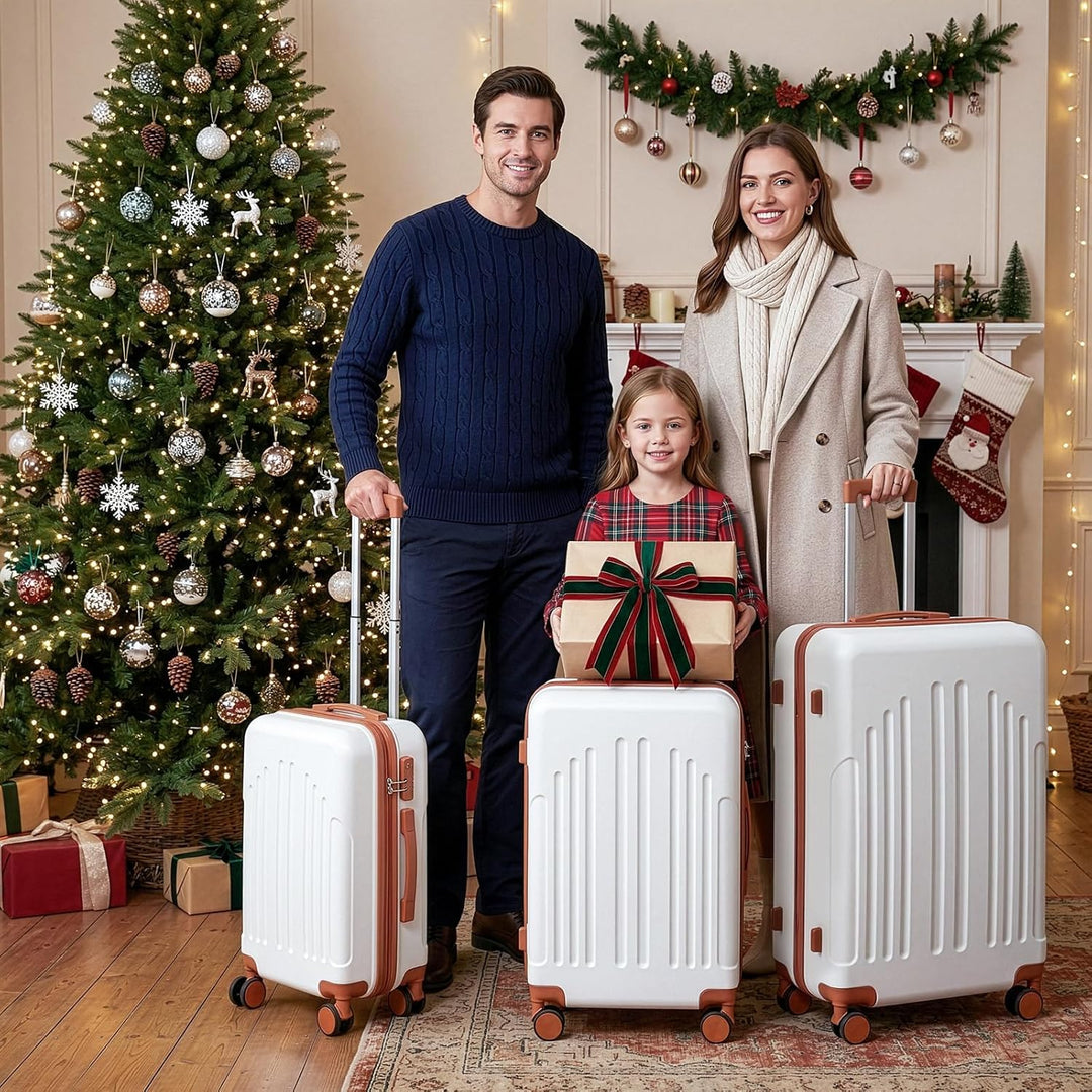 LEADZM Handgepäck Koffer aus ABS, Reisekoffer mit Rollen, Koffer & Trolleys, Hartschalenkoffer, Suit