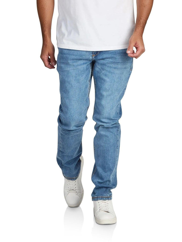 riverso Jeans Herren Stretch lang Straight Fit RIVChris Jeanshose Hose Schwarz Blau Grau 29 30 31 32