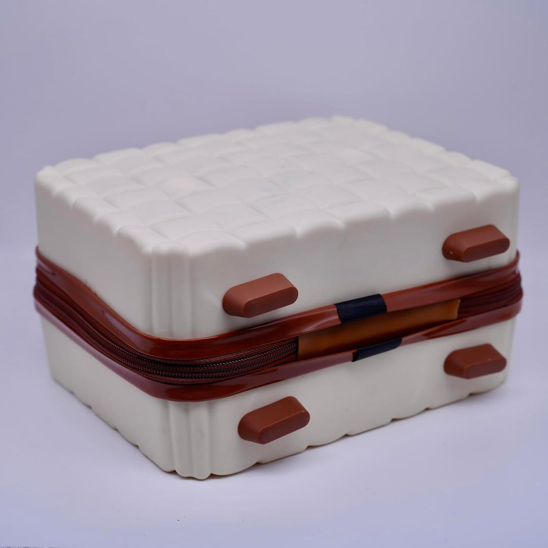 Schminkkoffer Hartschale 6,5L – Kosmetikkoffer Reise Organizer aus PP, Beauty Case mit Kofferschlauf