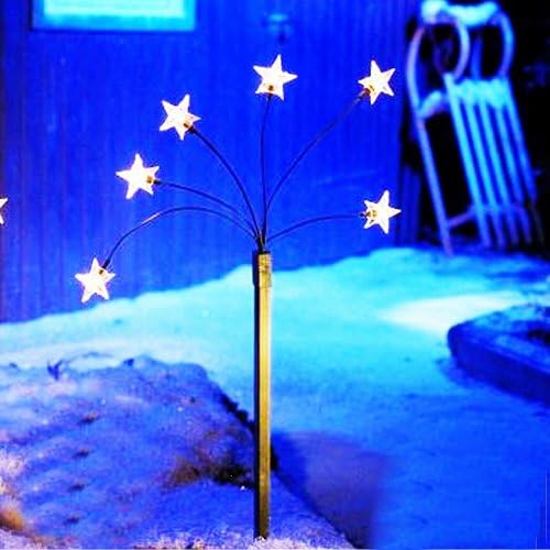 5x LED Leuchtstäbe 30 LED´s Warmweiss 44cm Sterne Sternenstäbe