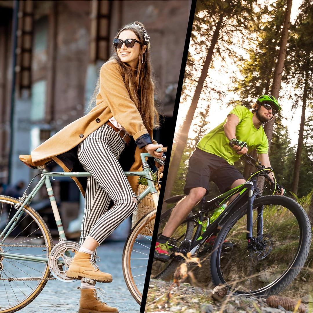 Faltschloss Fahrrad 100 cm – hohe Sicherheit aus Carbonstahl – Faltschloss mit Halterung & 3 Schlüss