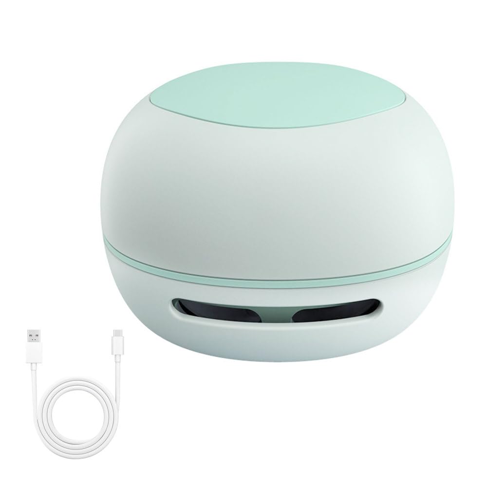 MiOYOOW Mini Tischsauger, Desktop-Staubsauger, Wiederaufladbarer USB-Tischstaubsauger, Leicht zu Rei