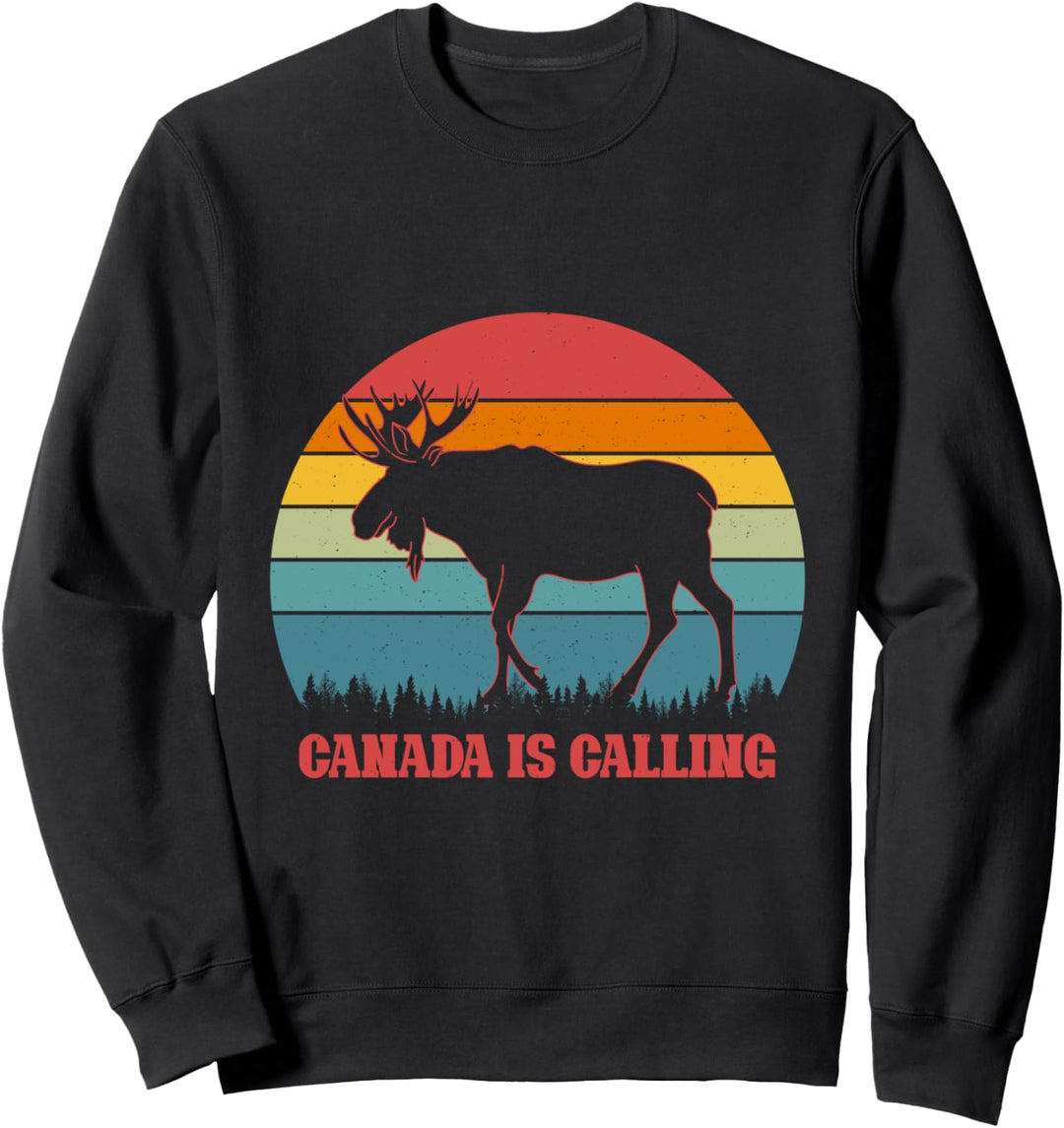 Canada Is Calling Auslandsjahr Kanada Spruch Geschenkidee Au Sweatshirt