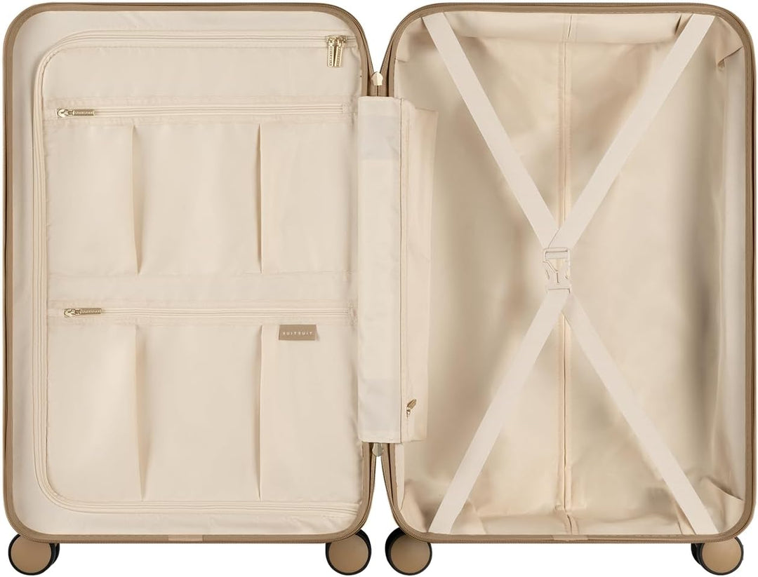 SUITSUIT Koffer Gross 66 cm - Leicht Hartschalen Reisekoffer mit Rollen - TSA-Schloss - 59 L - Fusio
