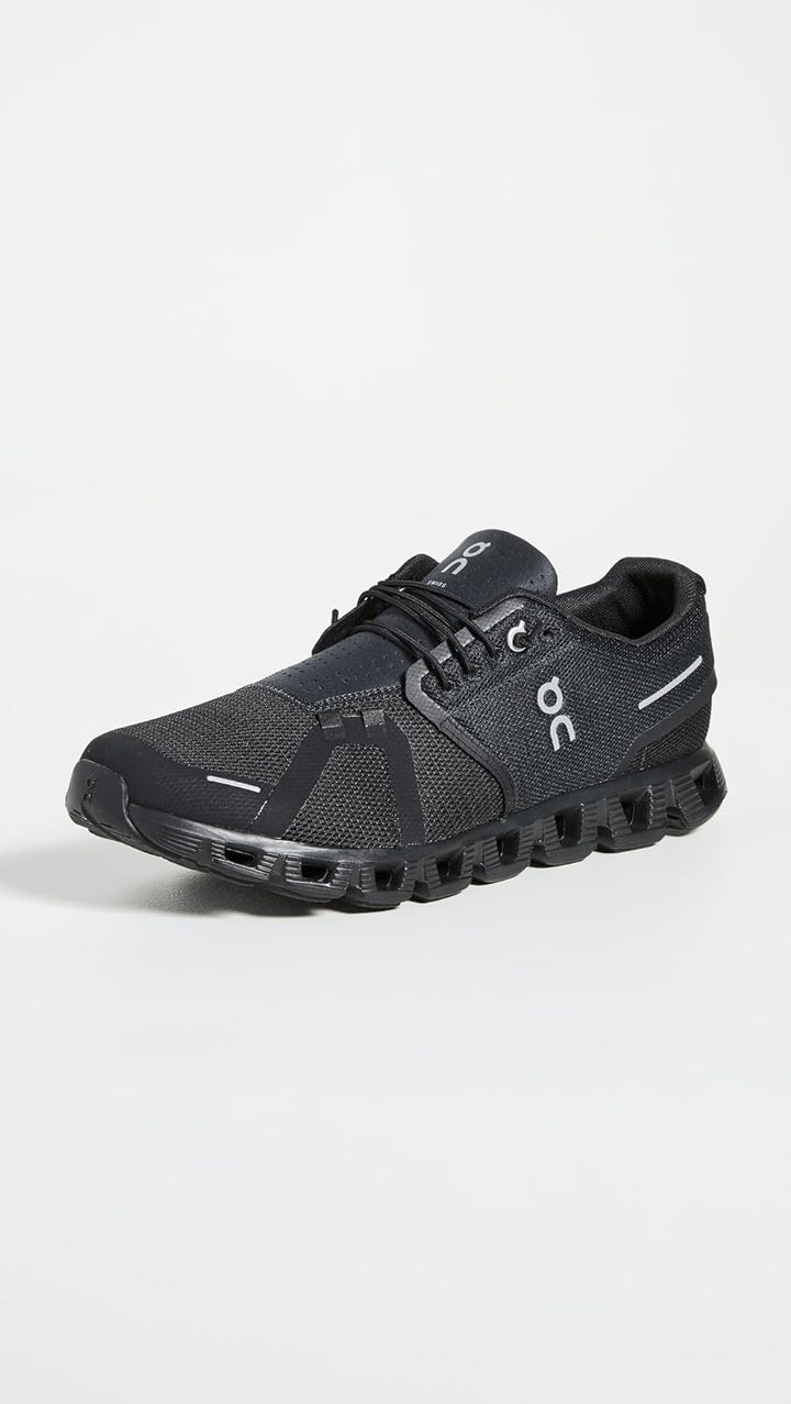 On Cloud 5 Herren-Sneaker, Ruby Rust, Midnight | Navy, 44.5 EU All Black