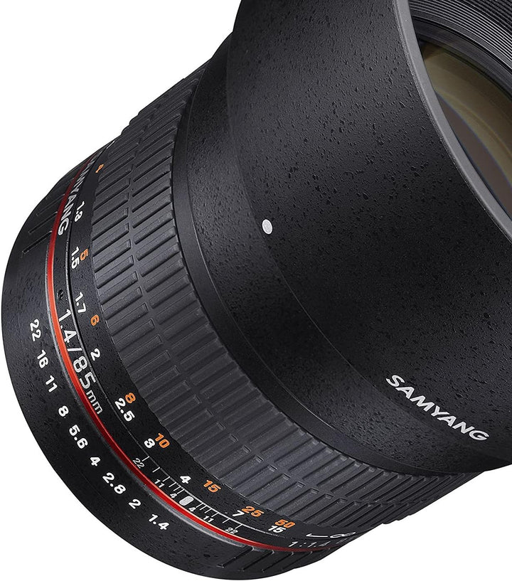 Samyang SY85M-FX Ultra Wide Objektiv für Fuji X Kameras (85 mm F1.4)