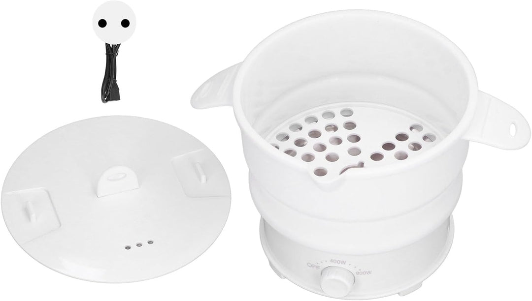 Yctze Elektrischer Hot Pot-Kocher, Mini, Leicht, Tragbar, Faltbar, Reisetopf f¨¹r Camping, B¨¹ro, Ho