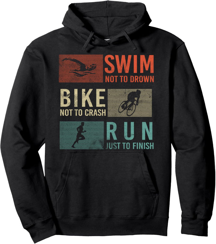Design für Triathlon und Sportler. Pullover Hoodie