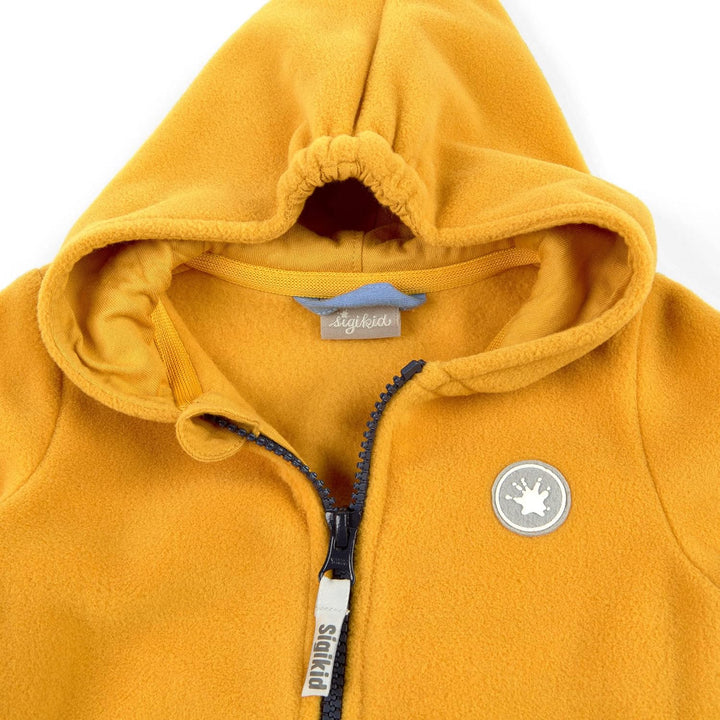 Sigikid Baby-Jungen Fleecejacke 62 Gelb, 62 Gelb