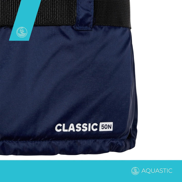 AQUASTIC Classic 50N Sicherungsweste - aus Polyamid, Polyethylenschaum, 50N Auftrieb, Verstellbarer