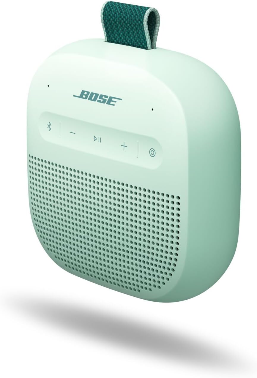 Bose Tragbarer SoundLink Micro Lautsprecher (2. Gen.), kabelloser Aussen-Lautsprecher mit bis zu 12