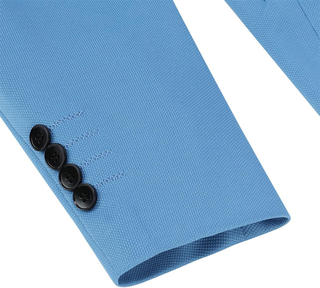 Allthemen Anzug Herren 2 Teilig Slim Fit Herrenanzug EIN Knopf Business Hochzeitanzug für Männer L H