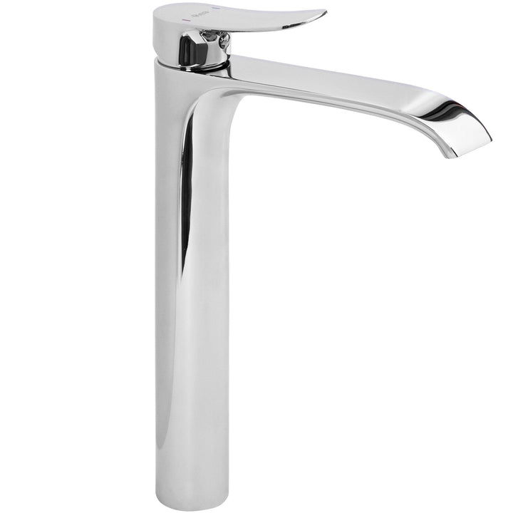 Rea Waschbecken-Wasserhahn, Dart, Chrom, hohes Messing, Badezimmer-Mischbatterie, Einhebelmischer, h