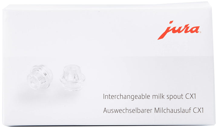 Jura 72595 Auswechselbarer Milchauslauf CX1, 10-er Set, Braun