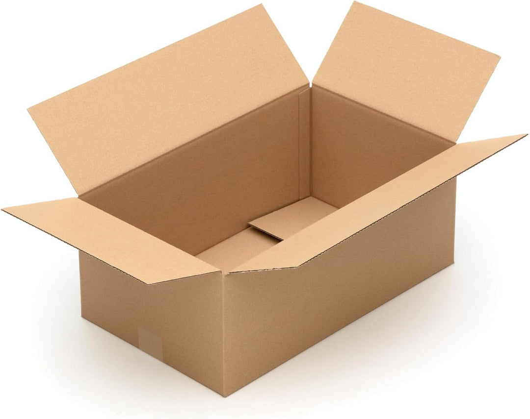 KK Verpackungen Versandkartons 500 x 300 x 200 mm Braun 1-wellig (Aussenmass 505 x 305 x 210 mm) | 1