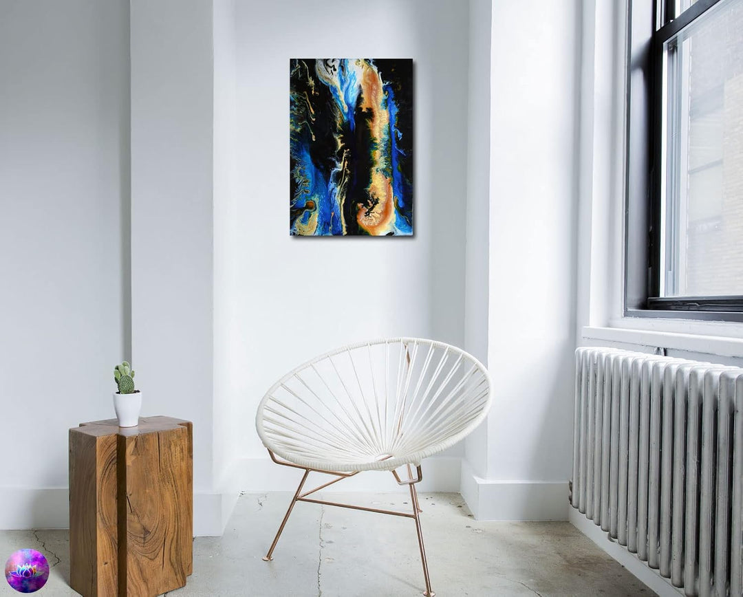 Original Gemälde Abstrakte Malerei - moderne hochglanz Wandbilder - Resin Art Kunst Bild Harz Unikat
