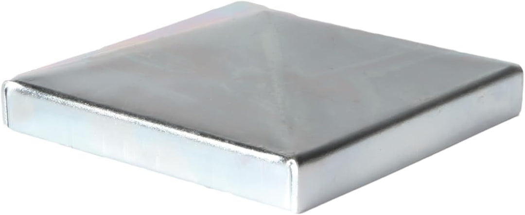 ATTAS Pfostenkappen 7x7 cm (5 Stück) – Verzinkt – Abdeckkappen aus Metall für Holzpfosten & Metallpf