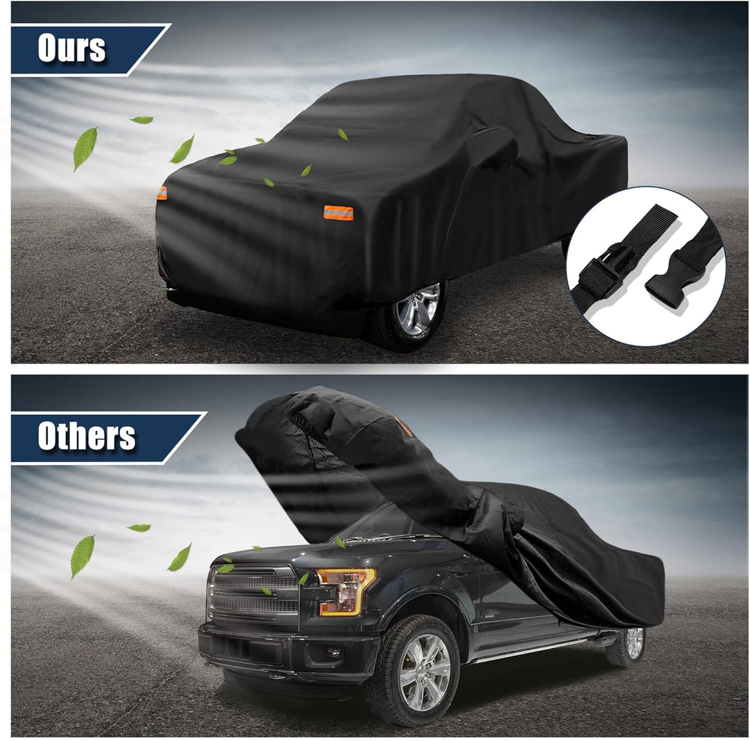X AUTOHAUX Fahrzeug Auto Abdeckung Pickup Abdeckung wasserdicht Alle Wetter