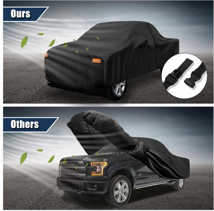 X AUTOHAUX Fahrzeug Auto Abdeckung Pickup Abdeckung wasserdicht Alle Wetter