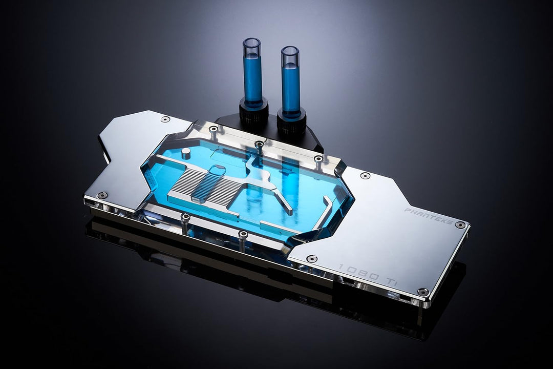 Phanteks Glacier GTX 1080 Ti FE Wasserkühler, RGB - Chrome GTX 1080 Ti FE - chrome
