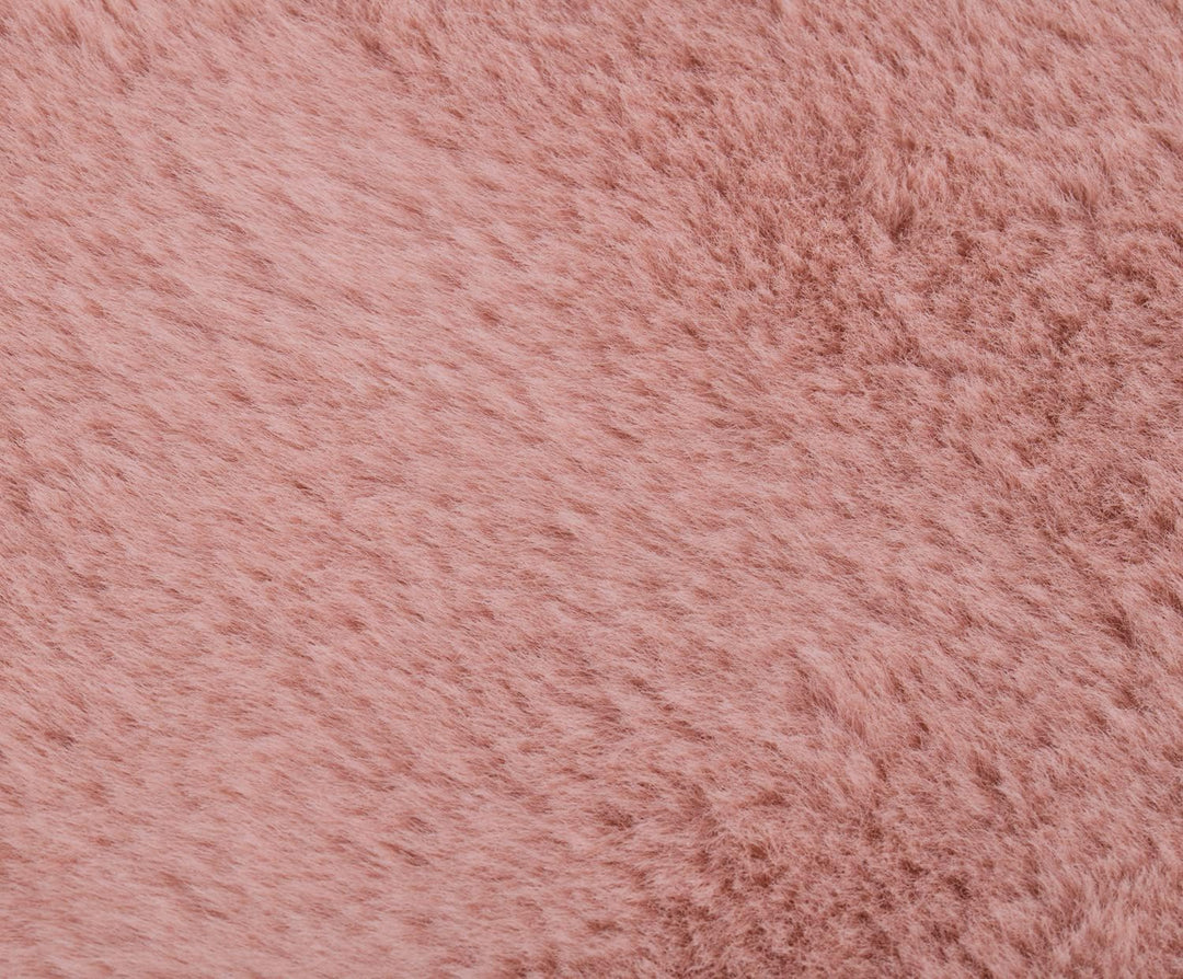 Gözze - Eleganter und Weicher Teppich aus Kunstleder, 70 x 130 cm - Altrosa Altrosa 70 x 130 cm (Rec