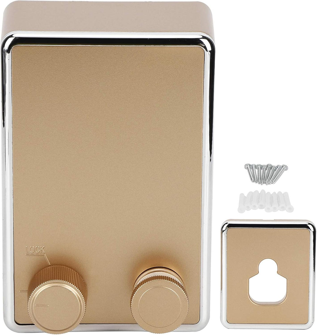 Einziehbare Wäscheleine An der Wand montierte Wäscheleine aus rostfreiem Stahl Wäscheleine(Gold), Go