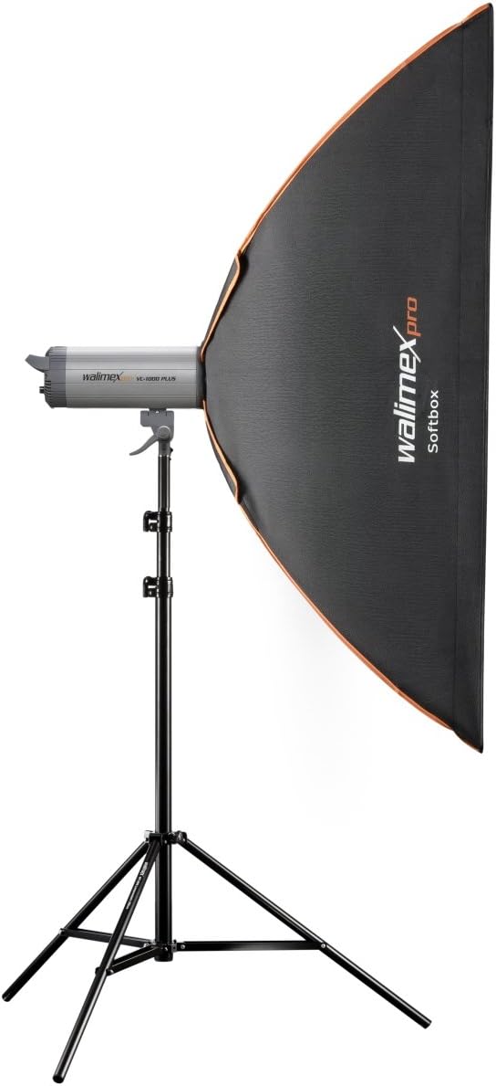 Walimex Pro Softbox PLUS Orange Line 75x150 cm für Aurora/Bowens, Aurora/Bowens