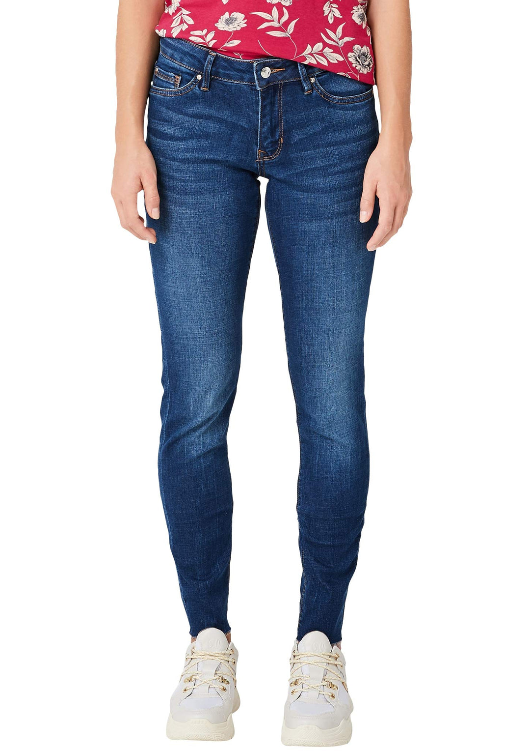 s.Oliver Damen 14.909.71.5868 Skinny Jeans, Blau (Blue Denim Stretch 57z6), 36 /L30 (Herstellergröss