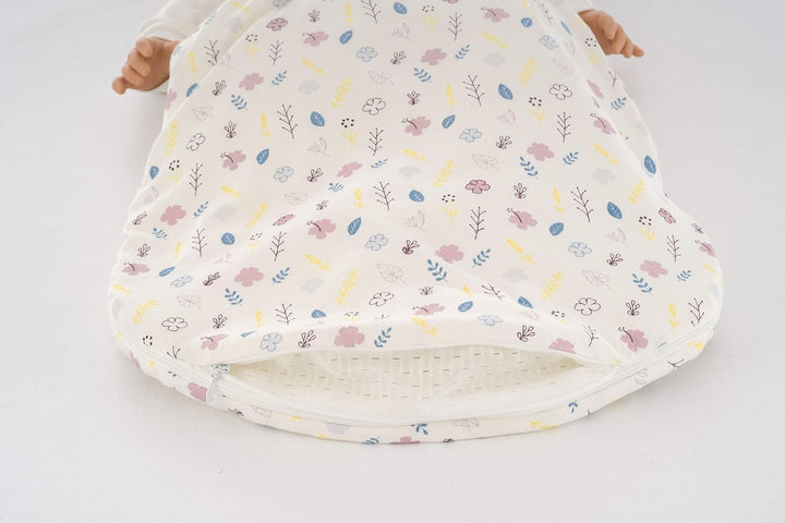Träumeland S0103203 Ganzjahresschlafsack LIEBMICH mit doppelt regulierbarer Belüftung und Naturfaser