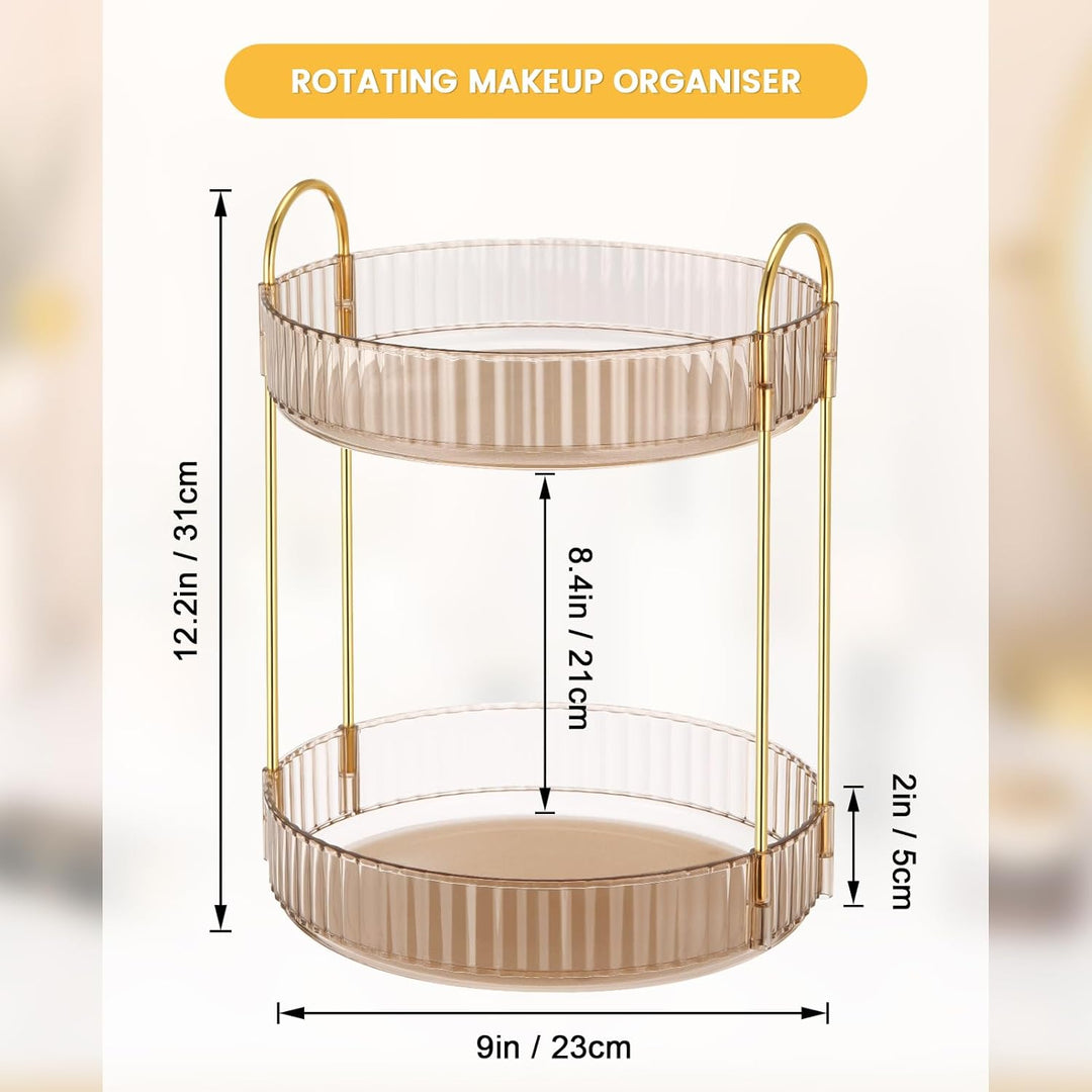 Organizer Schminke, Make Up Organizer 360 Grad Drehbar Grosse Kapazität, Multifunktionaler Kosmetik