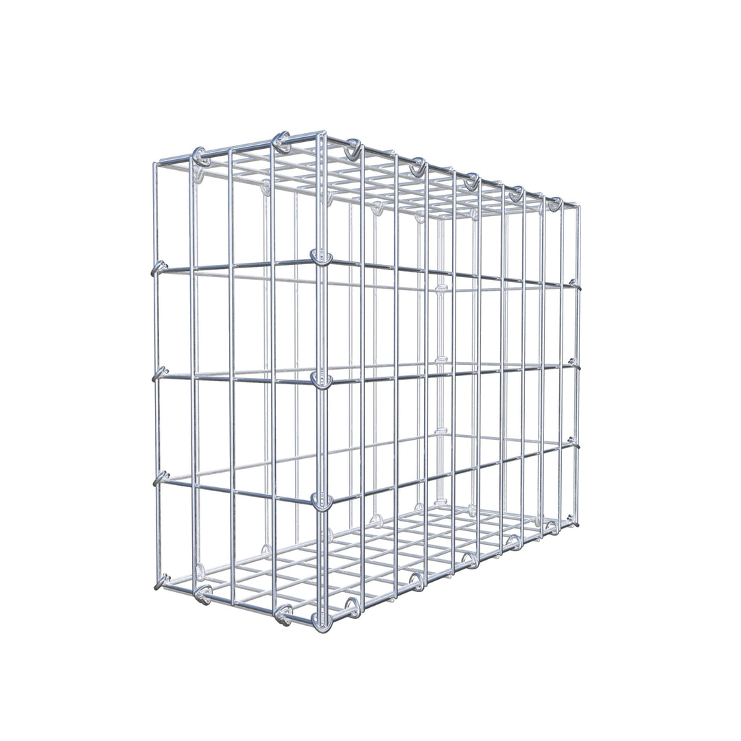 GABIONA - Gabione LxHxT: 50 x 40 x 20 cm - Gabionenmauer für Steine ab 45mm Körnung - Maschenweite 5