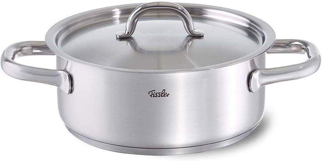 Fissler Family Line / Edelstahl-Topfset, 5-teilig, Kochtopf-Set , Töpfe mit Deckel, spülmaschinen-ge