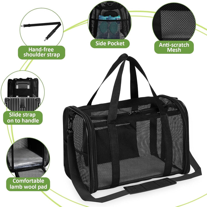 Transporttasche für Katze Hund,Katzentasche Transporttasche,Katzentransportbox,Faltbar Tragetasche K
