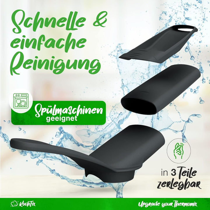 KochFix Dampfumleitung passend für Thermomix TM5, TM6, TM31, Monsieur Cuisine - Dampfumleiter zum Sc