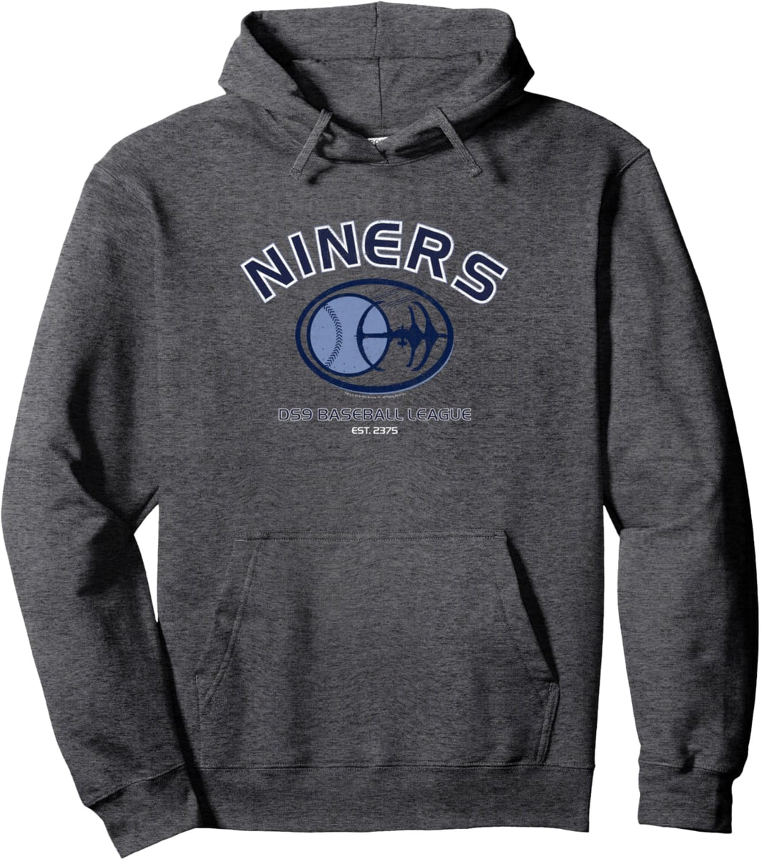 Star Trek DS9 Niners Baseball League Logo Pullover Hoodie