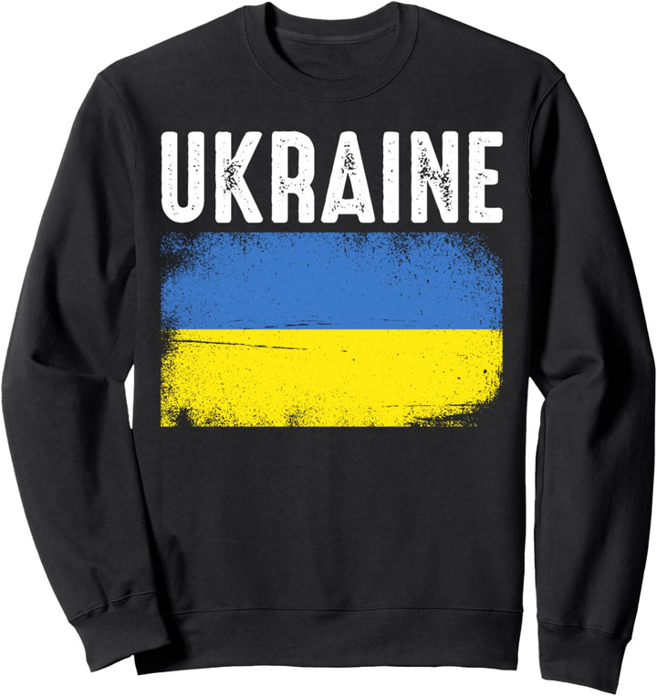Patriotische Ukrajina Ukraine Ukraina Wappen Flagge Ukrainer Sweatshirt