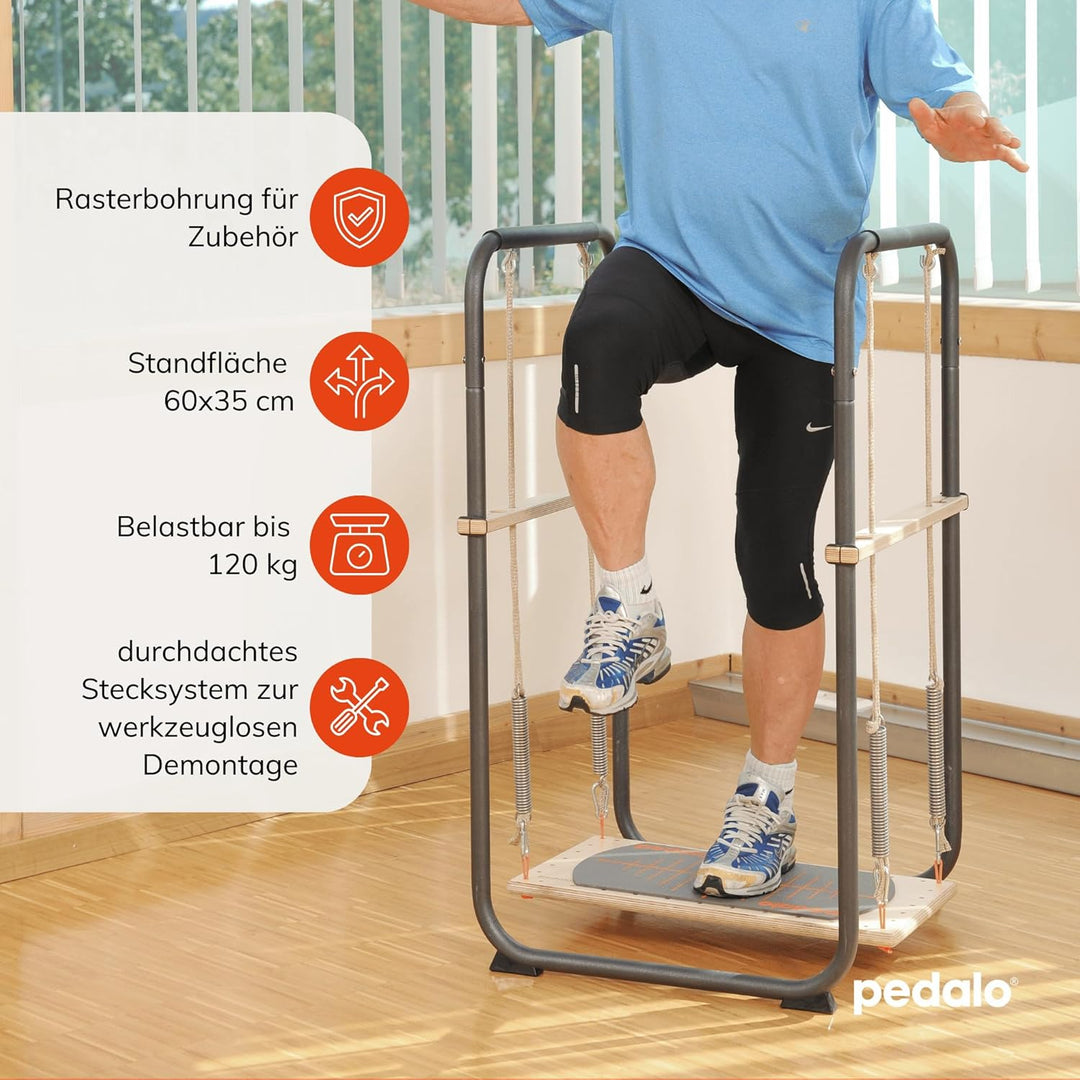 Pedalo® Stabilisator Therapie I inkl. Standplattform I Federbrett I Gleichgewicht I Körper I Koordin