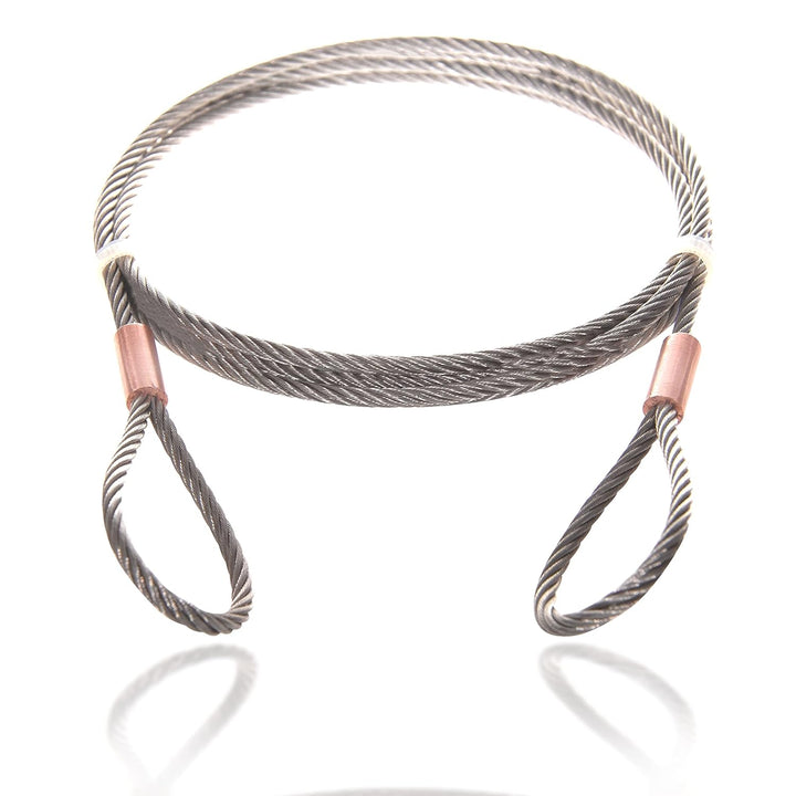 Drahtseile24 Edelstahlseil mit Ösen, Edelstahl Drahtseil mit Schlaufen | V4A AISI 316 | Ø1,5mm / 30k