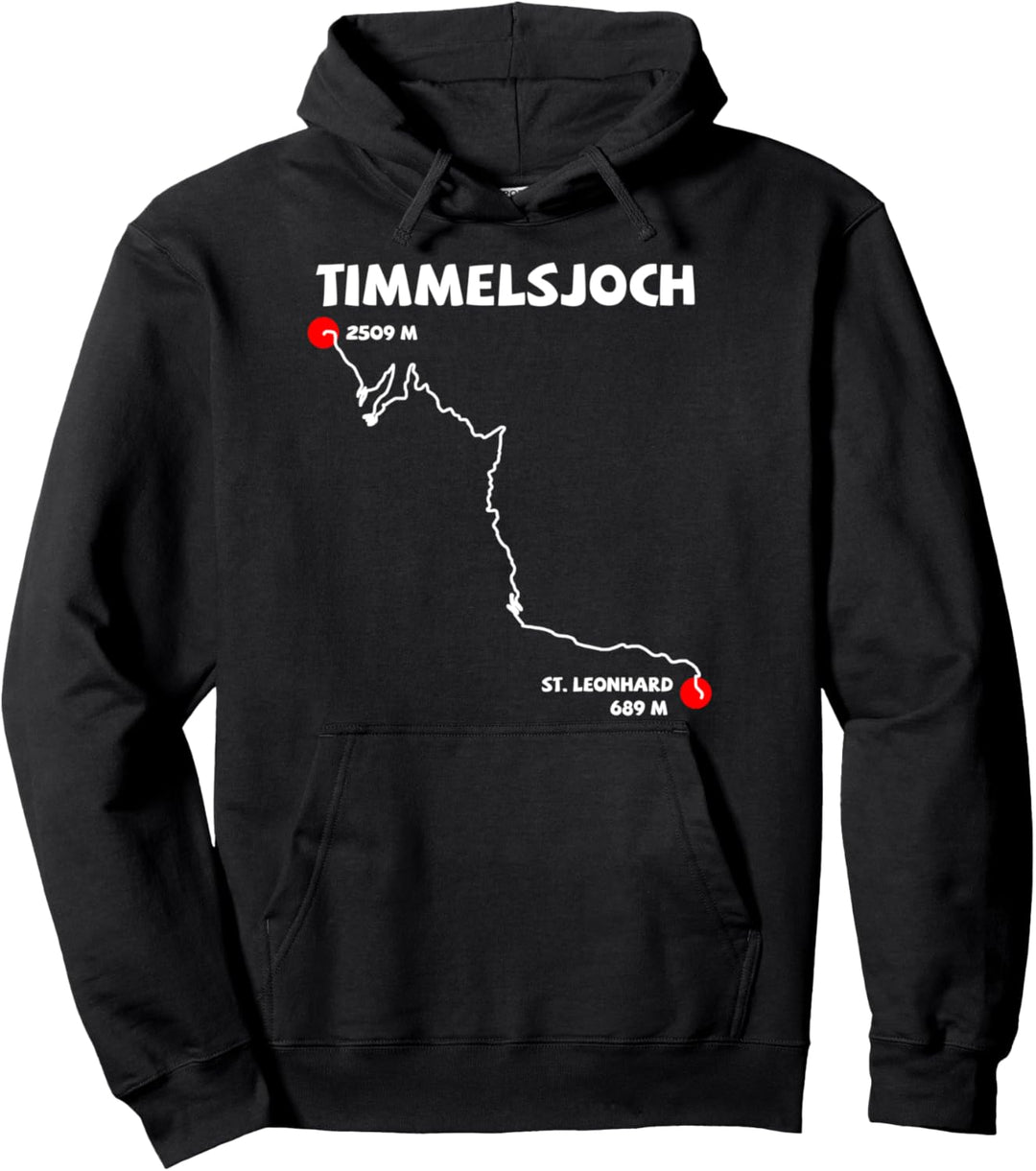 Timmelsjoch Alpenpass Bike Radtour und Rennradfahrer Design Pullover Hoodie